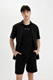 DeFacto Slim Fit Dar Paça Şort B8673AX24SMBK81