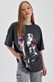 DeFacto Coool Dua Lipa Oversize Fit Kısa Kollu Tişört B2970AX23HSAR141