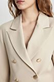DeFacto Crop Blazer Ceket C3344AX24SPBG789