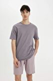DeFacto Slim Fit Dar Paça Şort B8673AX24SMBR147