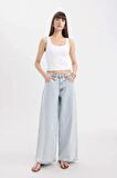 DeFacto Slim Fit Dar Kesim U Yaka Basic Düz Atlet C2622AX24SPWT34