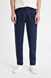DeFacto Crop Duble Paça Keten Pantolon C1826AX24SMNV146