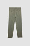 DeFacto %100 Keten Normal Kesim Crop Duble Paça Yazlık Kumaş Pantolon C1826AX24SMKH433