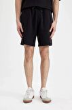 DeFacto Regular Fit Düz Paça Basic Düz Şort B8672AX24SMBK81