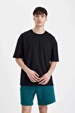 DeFacto Regular Fit Düz Paça Cepli Basic Düz Şort B8672AX24SMGN1211