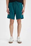 DeFacto Regular Fit Düz Paça Cepli Basic Düz Şort B8672AX24SMGN1211