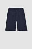 DeFacto Regular Fit Cepli Pike Şort Pijama Altı A8203AX24SPNV135