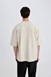 DeFacto Loose Fit Bisiklet Yaka Kısa Kollu Tişört C0148AX24SMBG757