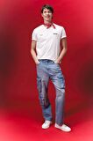 DeFacto Regular Fit Bisiklet Yaka Sırt Baskılı Kısa Kollu Tişört C3466AX24SPER105