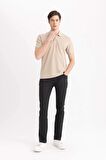 DeFacto Yazlık Chino Kanvas Pantolon Slim Fit Dar Kesim Cepli Dar Paça T1055AZ24SPAR173