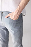 DeFacto Yazlık Chino Kanvas Pantolon Slim Fit Dar Kesim Cepli Dar Paça T1055AZ24SPIN87