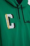 DeFactoFit NBA Boston Celtics Standart Fit Kapüşonlu Kalın Sweatshirt A7277AX23AUGN1037