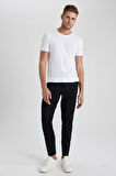 DeFacto Slim Fit Bisiklet Yaka Tişört B4375AX23SPWT32