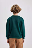 DeFacto Erkek Çocuk Bisiklet Yaka Basic Düz Sweatshirt B7772A8NSGN671