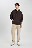 Oversize Geniş Kalıp Kapüşonlu Sweatshirt