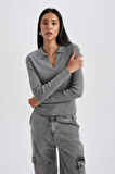 Fitted Polo Yaka Ribana Kazak