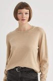 DeFacto Regular Fit V Yaka Premium Yumuşak Yünlü Dokulu Triko Kazak B1805AX23WNBG278