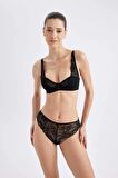 DeFacto Fall in Love Dantel Slip Külot T3197AZ24SPBK27