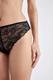 DeFacto Fall in Love Dantel Slip Külot T3197AZ24SPBK27