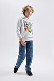 DeFacto Erkek Çocuk Dragon Ball Kapüşonlu Sweatshirt B9860A823CWGR400