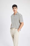 DeFacto Regular Fit Polo Yaka Çizgili Kısa Kollu Tişört B6532AX24SPER238
