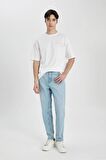DeFacto Comfort Regular Fit Rahat Kalıp Bisiklet Yaka Sırt Baskılı Kısa Kollu Tişört B4645AX24SPWT34
