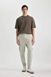 DeFacto Oversize Fit Kargo Cepli Esnek Paça Pike Eşofman Altı C4043AX24SPGR437