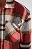 DeFacto Erkek Çocuk Oversize Geniş Kalıp Kareli Flanel Uzun Kollu Gömlek W5266A623WNRD328