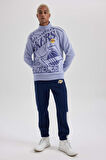 DeFactoFit NBA Los Angeles Lakers Standart Fit Jogger Eşofman Altı A7221AX23AUNV176