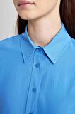DeFacto Relax Fit Poplin Uzun Kollu Gömlek Tunik B8314AX24SPBE277