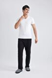 DeFacto Slim Fit V Yaka Kısa Kollu Üst L4884AZ24SMWT34