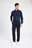 DeFacto Slim Fit Dar Kesim İtalyan Yaka Non Iron Ütü Gerektirmeyen Uzun Kollu Gömlek A7803AX24SPNV135