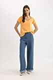 DeFacto Regular Fit Yuvarlak Yaka Basic Düz Kısa Kollu Tişört K1508AZ24SMOG81
