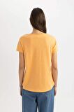 DeFacto Regular Fit Yuvarlak Yaka Basic Düz Kısa Kollu Tişört K1508AZ24SMOG81