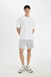 DeFacto Slim Fit Dar Kesim Dar Paça Şort A3893AX24HSGR184