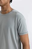 DeFactoFit Standart Fit Bisiklet Yaka Sporcu Ağır Kumaş Kısa Kollu Tişört C2829AX24SMGR488