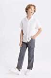 DeFacto Erkek Çocuk Standart Paça Müslin Pantolon C2608A824SMGR452