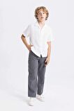 DeFacto Erkek Çocuk Standart Paça Müslin Pantolon C2608A824SMGR452