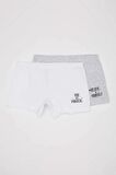 DeFacto Kız Çocuk Baskılı Uzun Fit 2'li Boxer C7967A824HSGR93