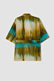 Desenli Pamuklu Kimono-Fall in Love