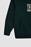 DeFacto Erkek Çocuk Cepli Yazı Baskılı Kapüşonlu Okul Sweatshirt C7567A824WNGN1214
