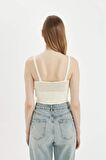 DeFacto 	Slim Fit V Yaka Örgü Atlet A8433AX24SMER98