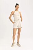DeFactoFit Standart Fit Sporcu Kısa Paça Basic Düz Şort Z6696AZ24SMBG700