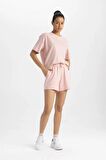 DeFactoFit Standart Fit Sporcu Kısa Paça Basic Düz Şort Z6696AZ24SMPN243