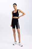 DeFactoFit Biker Beli Saran Sporcu Tayt C0560AX24SMBK81