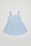 DeFacto Kız Bebek Kare Yaka Çizgili Poplin Askılı Bluz C3764A524SMBE216