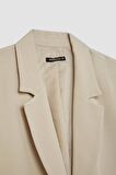 DeFacto Oversize Fit Keten Karışımlı Blazer Ceket Z2536AZ24SMBG737
