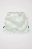 DeFacto Erkek Bebek Çizgili Ribana Şort C8327A524HSER105