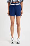 DeFactoFit Standart Fit Baskılı Sporcu Kısa Paça Ağır Kumaş Şort C5836AX24SMNV131