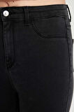 Jegging Yüksek Bel Bilek Boy Dar Paça Basic Düz Jean Pantolon